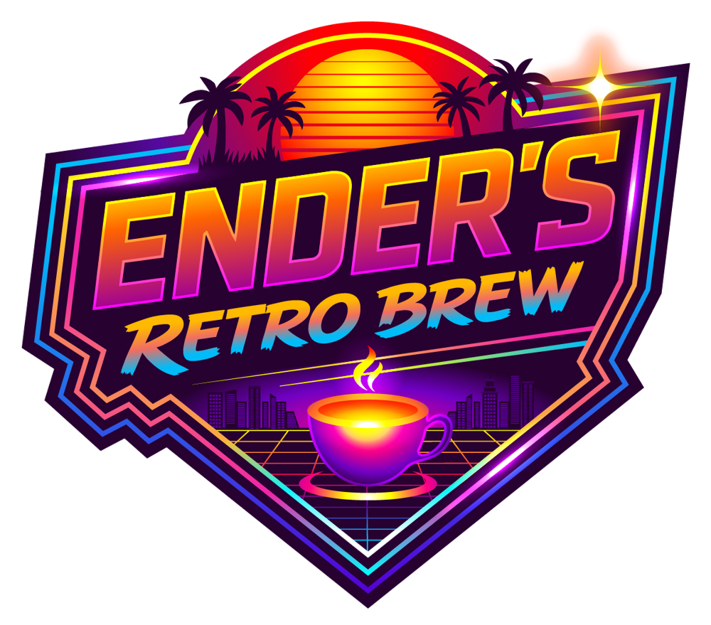 Ender's Retro Brew — retro-futurist drive-thru drinks